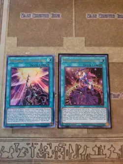 YUGIOH PIERCING THE DARKNESS + MAGICIANS SALVATION MP21 ULTRA 1ST ED NM - Image 1