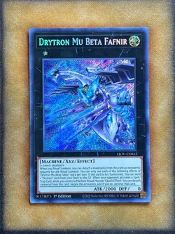 Yugioh Drytron Mu Beta Fannie LIOV-EN043 Secret Rare 1st Ed NM - Image 1