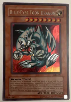 Yu-Gi-Oh! Blue-Eyes Toon Dragon Magic Ruler Secret Rare Holo Unlimited MRL-000 - Image 1