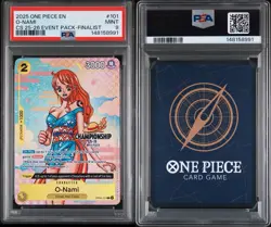 Bandai One Piece CCG O-Nami CS 25-26 Event Pack-Finalist OP06-101 Foil PSA 9 - Image 3