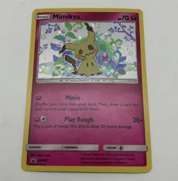 Mimikyu SM163 Holo Pokemon Sun & Moon Team Up Black Star Blister Promo Card - LP - Image 1