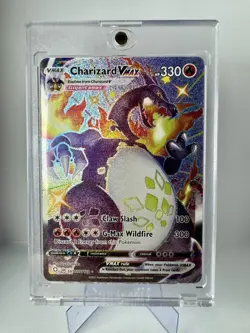 Pokemon TCG Charizard VMAX Rare Great Condition (comes With The Card Protector) - Image 1