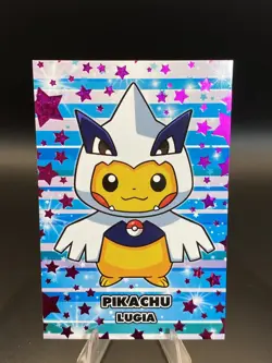 Poncho Pikachu Lugia Holo Pokemon 2024 Card Database Merry Christmas Peru - Image 1