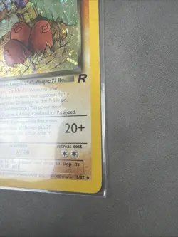 Pokemon Dark Dugtrio TCG Holo Card 6/82 Rare Team Rocket MP Condition - Image 4