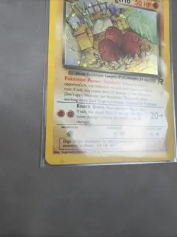Pokemon Dark Dugtrio TCG Holo Card 6/82 Rare Team Rocket MP Condition - Image 5