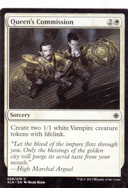 Queen's Commission Ixalan Magic the Gathering MTG x1 - Image 1