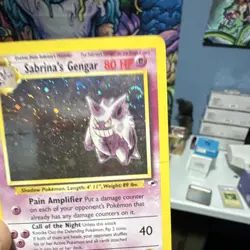 Pokemon Sabrina's Gengar Gym Heroes 014/132 Holo Rare 80 HP English TCG Card - Image 4