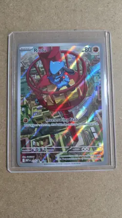 Pokemon Rioulu #10 Black Star Promo Mega Evolutions - Image 1