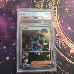 PSA 10 Pokemon TCG Penny Paldean Fates Trainer Holo 239/091 Illustration Rare - Image 1