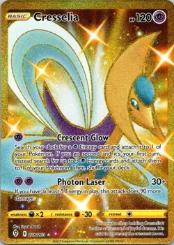 Pokemon TCG Cresselia Secret Rare - Evolving Skies 228/203 - NM (SKU 1-5) - Image 1
