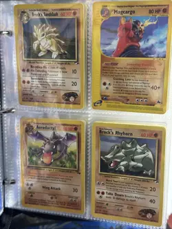 Vintage Pokemon Binder Collection Base Set To Mid Era Ultra Rares Holos C/UC - Image 3