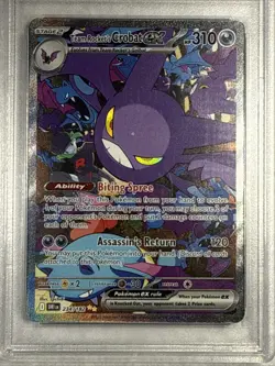 Team Rocket's Crobat ex 234/182 Sv10 Pokemon DRI EN Destined Rivals Holo PSA 10 - Image 3