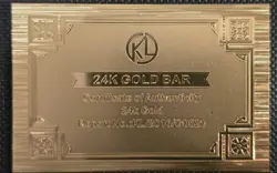 🔥 🔥 Pokemon 7 Piece Gold Dollar Gold Plated Bar Set with Case 🔥 🔥 - Image 3