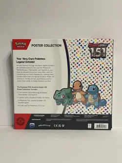 Pokemon TCG Scarlet Violet 151 Poster Collection Box New Factory Sealed Pokemon - Image 2