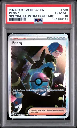 Penny #239 2024 Pokemon Paldean Fates Special Illustration Rare PSA 10 250001 - Image 1