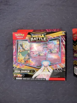 (3) Pokemon TCG Mega Battle Deck Mega Diancie EX MELOETTA IR PROMO NEW SEALED - Image 2