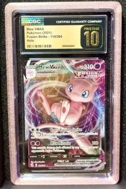 MEW VMAX CGC PRISTINE 10 Pokemon TCG Fusion Strike - Image 1