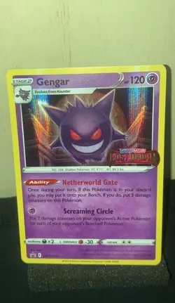 Pokemon Gengar SWSH241 Lost Origin Promo Holo NEAR MINT NVR PLAYED - Image 3