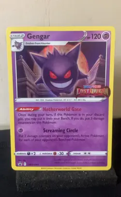Pokemon Gengar SWSH241 Lost Origin Promo Holo NEAR MINT NVR PLAYED - Image 5