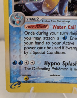 Pokemon TCG Swampert 13/109 EX Ruby and Sapphire Holo Rare E Series HP - Image 5