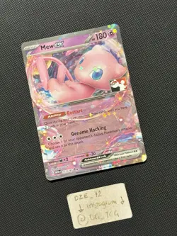 Pokemon Play Prize Pack Series 5 - Mew ex - 151/165 - Full Art Promo - MINT - Image 3