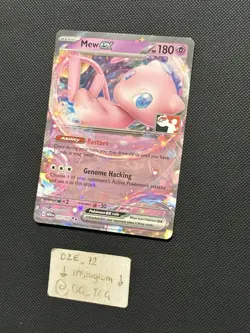 Pokemon Play Prize Pack Series 5 - Mew ex - 151/165 - Full Art Promo - MINT - Image 4