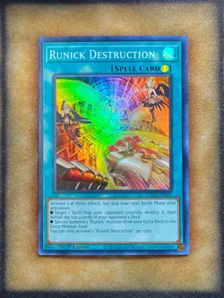 Yugioh Runick Destruction TAMA-EN031 Super Rare 1st Ed NM - Image 1