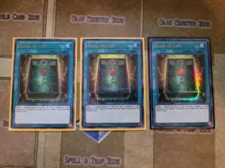 YUGIOH 3X BOOK OF LIFE SBSC-EN013 ULTRA 1ST ED NM SPEED DUEL - Image 1