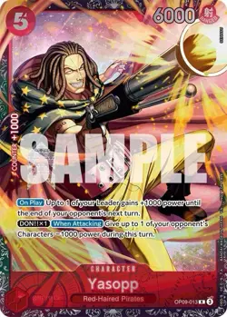 One Piece Yasopp Championship 25-26 Offline Regionals Season 2 OP09-013 - Image 1