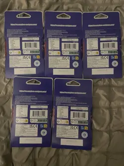 One Piece TCG The Azure Sea’s Seven OP-14 Sleeved Booster Pack Lot Of 5 Sealed - Image 3
