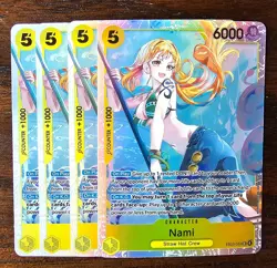 One Piece Extra Booster Heroines Edition 4x Nami SR EB03-053 - Play Set NM - Image 1