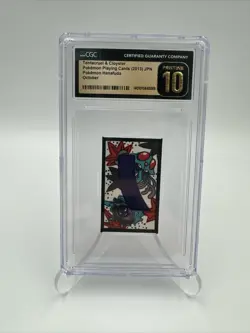 2013 Cloyster Tentacruel Pokemon Hanafuda Japanese Card October CGC 10 Pristine - Image 1