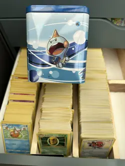 Pokemon Cards X 100 + FREE STACKING TIN no energys or trainers Just MONSTERS - Image 3