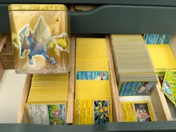 Pokemon Cards X 100 + FREE STACKING TIN no energys or trainers Just MONSTERS - Image 4