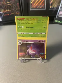 Gengar & Trevenant Trick or Trade NFC Miscut Error Rare Pokemon Card 🔥 - Image 1