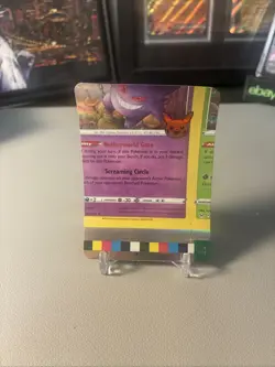 Gengar Trick or Trade Color Bar NFC Miscut Error Rare Pokemon Card 🔥 - Image 1
