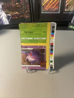 Gengar Trick or Trade Color Bar NFC Miscut Error Rare Pokemon Card 🔥 - Image 1