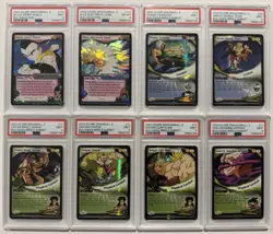 8x PSA 9 FOIL CARDS Dragonball Z Score Collection Bulk Lot Limited RARE PROMO - Image 1