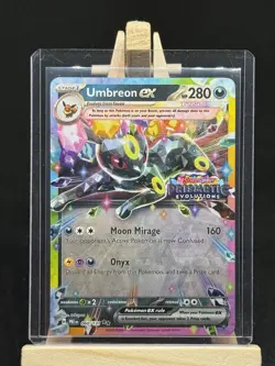Umbreon EX 060/131 Prismatic Evolutions Holo Card Stamped Pokemon TCG - Image 1