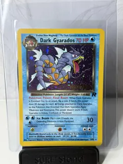 Pokemon TCG Dark Gyarados Holo Card 8/82 Pre-Release - Image 1