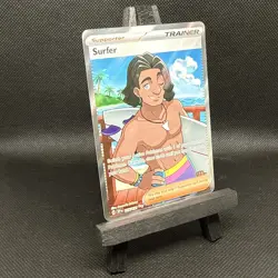 Pokemon TCG Surfer 235/191 SV08 Surging Sparks Holo Ultra Rare Card - Image 3