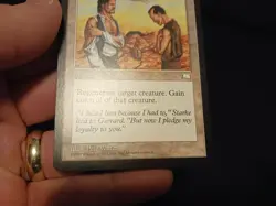 Magic The Gathering MTG Weatherlight Debt of Loyalty LP/NM Vintage Card 1997 - Image 3
