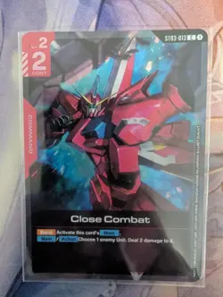 Close Combat (Championship Participation Pack 01) - Gundam Promotional Cards (GC - Image 1