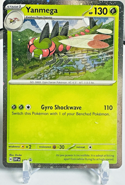 Yanmega 187 (SWIRL) - Pokemon Scarlet & Violet Black Star Promo Card - NM - Image 1