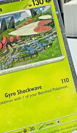 Yanmega 187 (SWIRL) - Pokemon Scarlet & Violet Black Star Promo Card - NM - Image 3