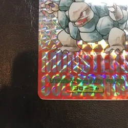 Golem No. 075 Prism Bandai Carddass Japanese Pokemon Card Nintendo From Japan - Image 5