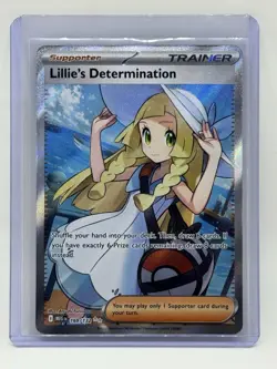 Pokemon TCG Lillie's Determination Ultra Rare Mega Evolution Card 169/132 NM - Image 1
