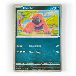 Pokemon - Maschiff - Cosmos Holo - 142/193 - SV Paldea Evolved - Promo Card - Image 1