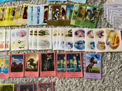 Bella Sara Lot of 210 Cards 3 Foils 13 Rares 1st/2nd Ser + More Stickers Codes - Image 5