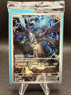 N’s Zekrom 031 Ascended Heros ETB Factory Sealed Promo Card Pokemon Full Art - Image 1